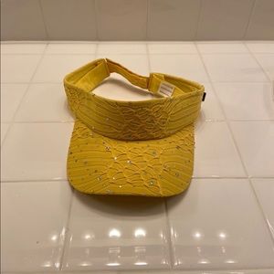 Yellow suncap hat